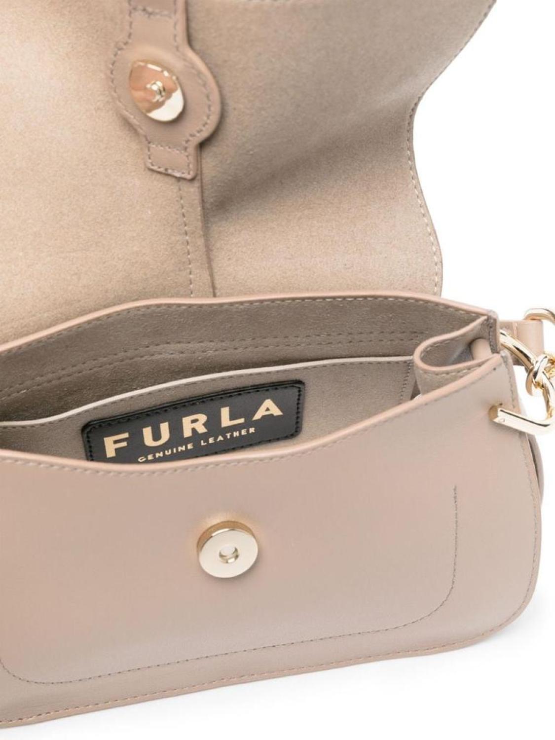 Furla Flow Logo Plaque Tote Bag