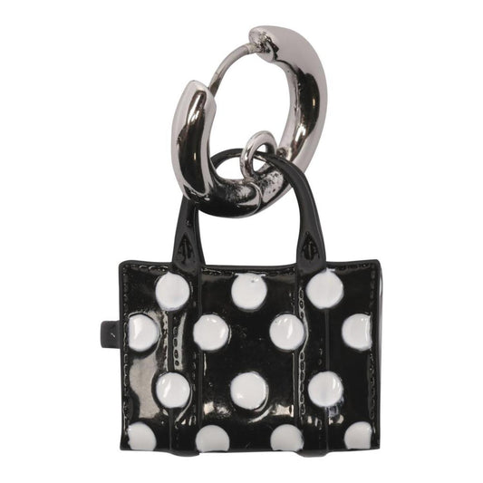 Marc Jacobs Polka Dot Bag-Pendant Hoop Earrings