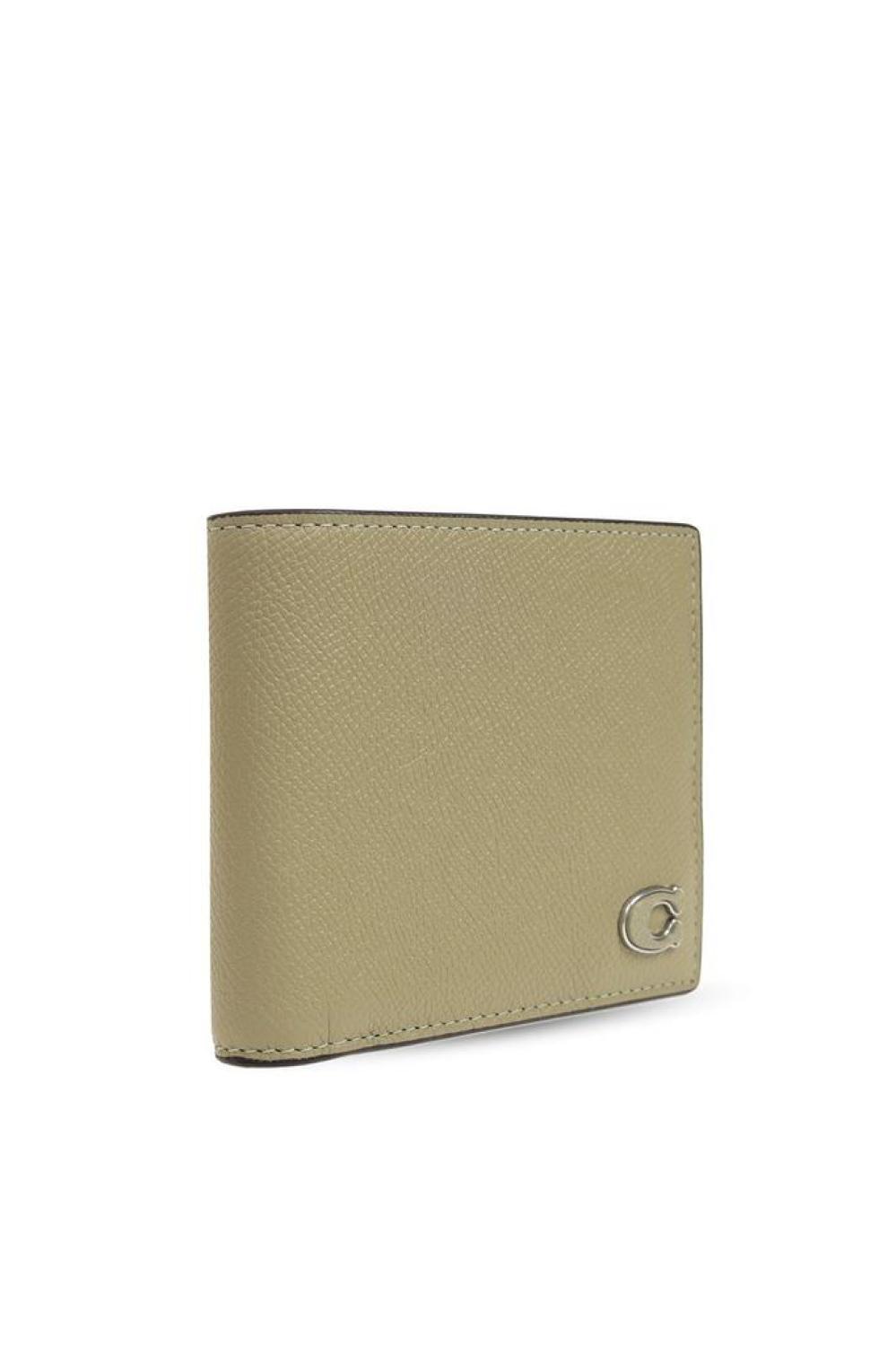 Coach Logo Plaque Bi-Fold Wallet