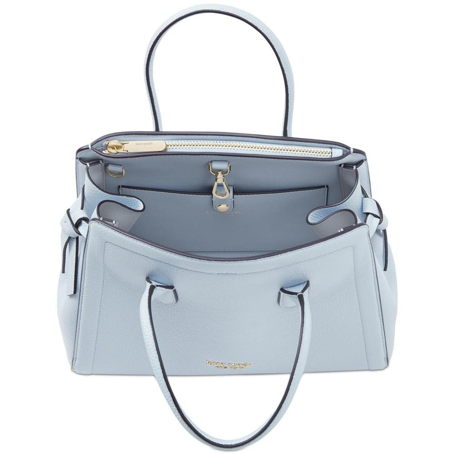 Knott Pebbled Leather Medium Satchel