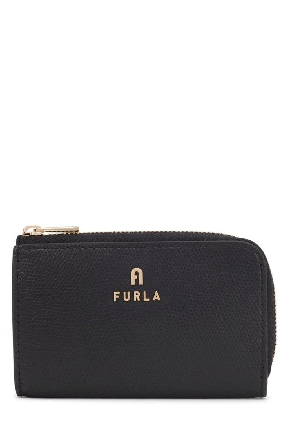 Furla Logo Plaque Zipped Wallet