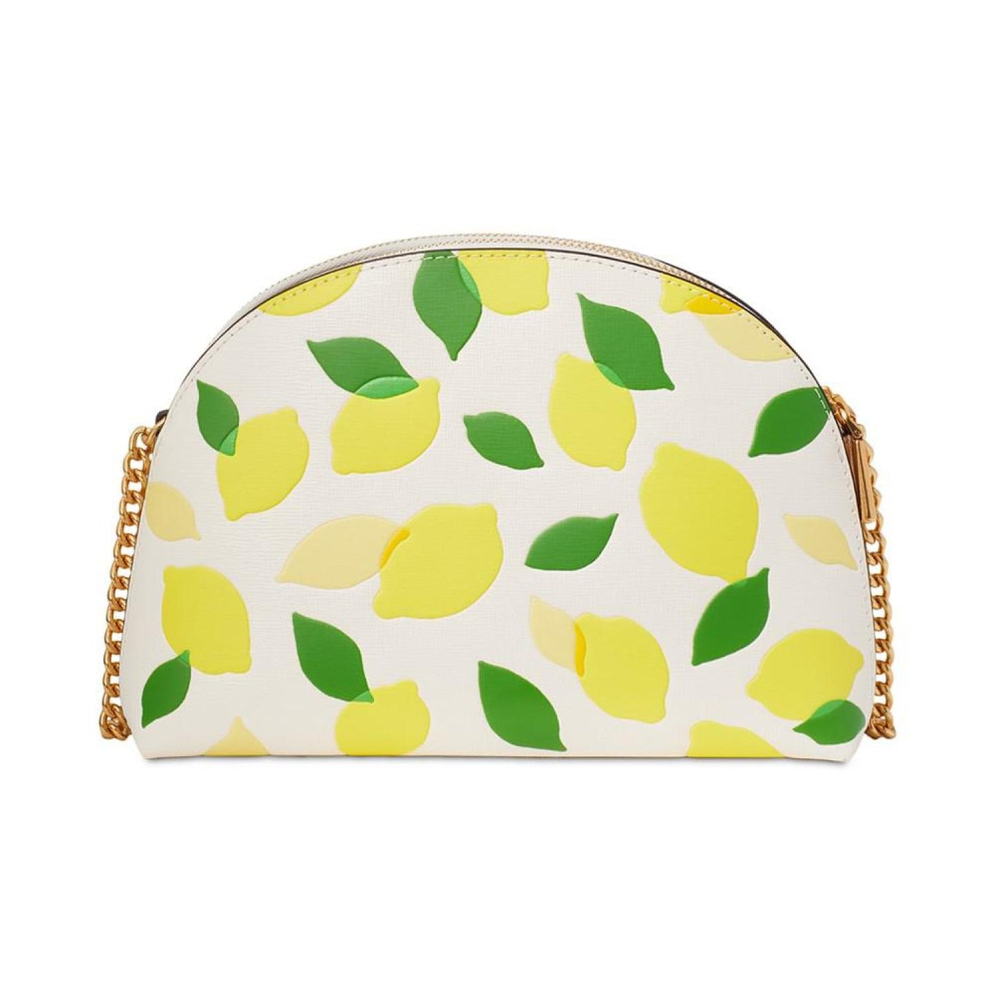 Morgan Lemon Toss Embossed Saffiano Small Leather Crossbody