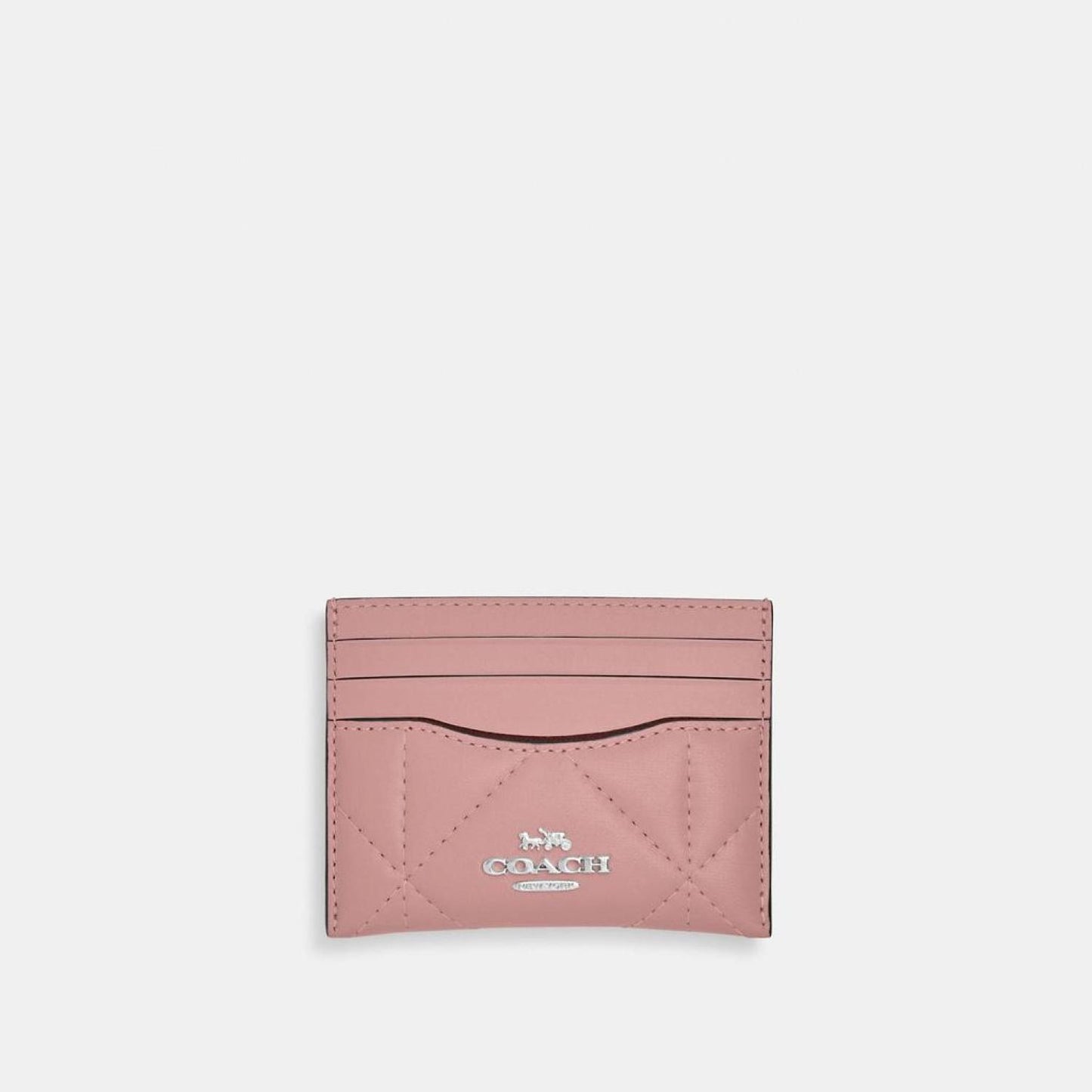Coach Outlet Slim Id Card Case With Puffy Diamond Quilting