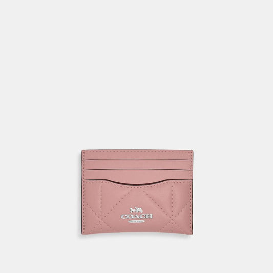 Coach Outlet Slim Id Card Case With Puffy Diamond Quilting