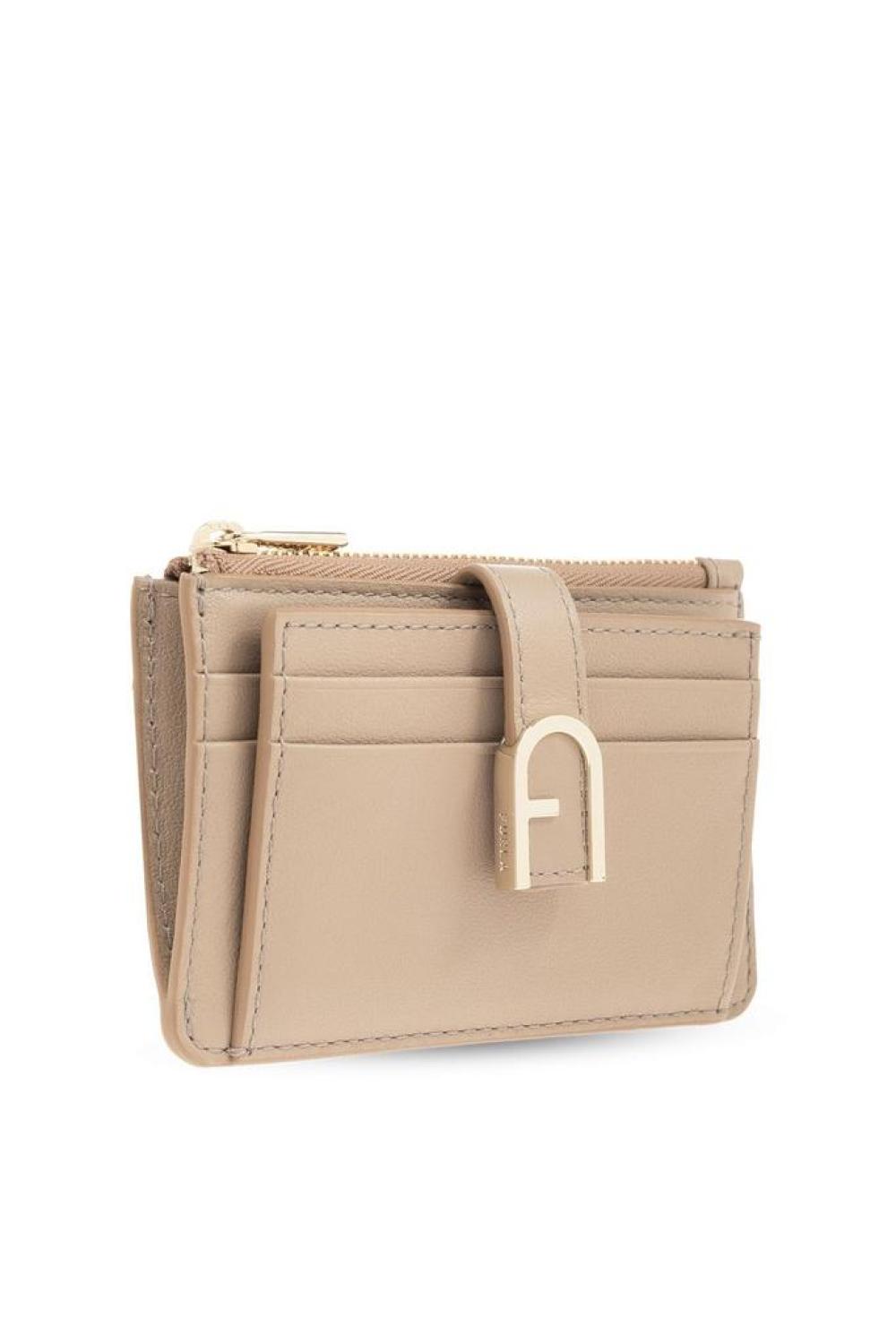 Furla Flow Logo Plaque Card Case
