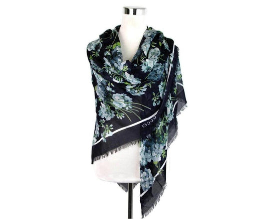 Gucci Women's 400 Modal / Silk With Bloom Print Scarf