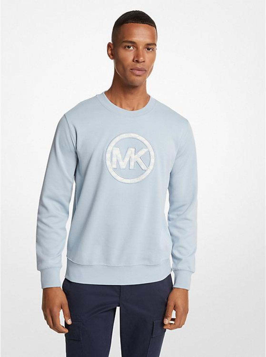 Logo Charm Cotton Blend Sweatshirt