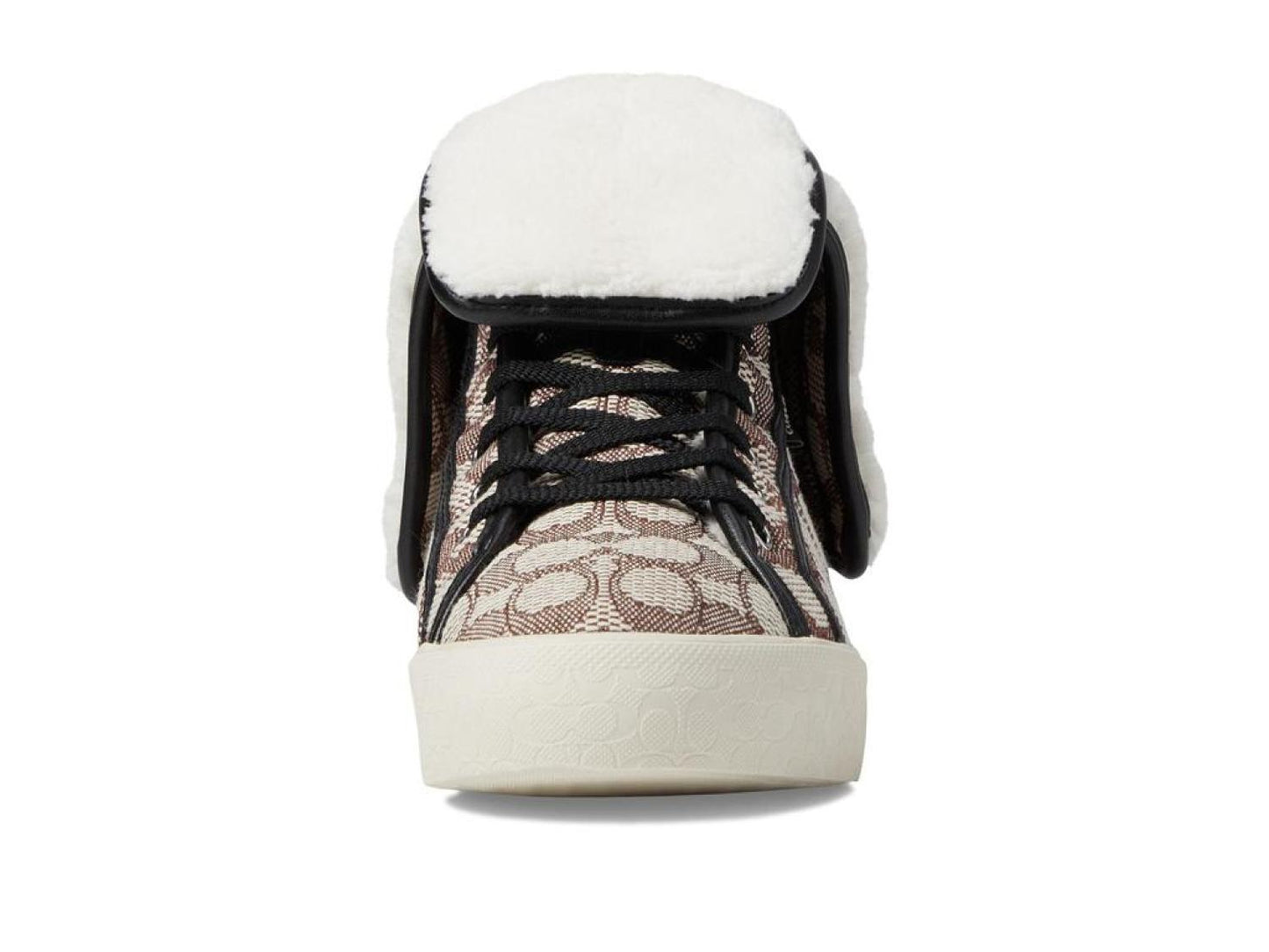 Citysole Textured Jacquard Fold-Over High-Top Platform