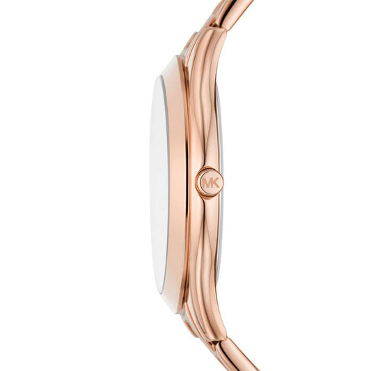 Women's Slim Runway Three-Hand Rose Gold-Tone Stainless Steel Watch 42mm
