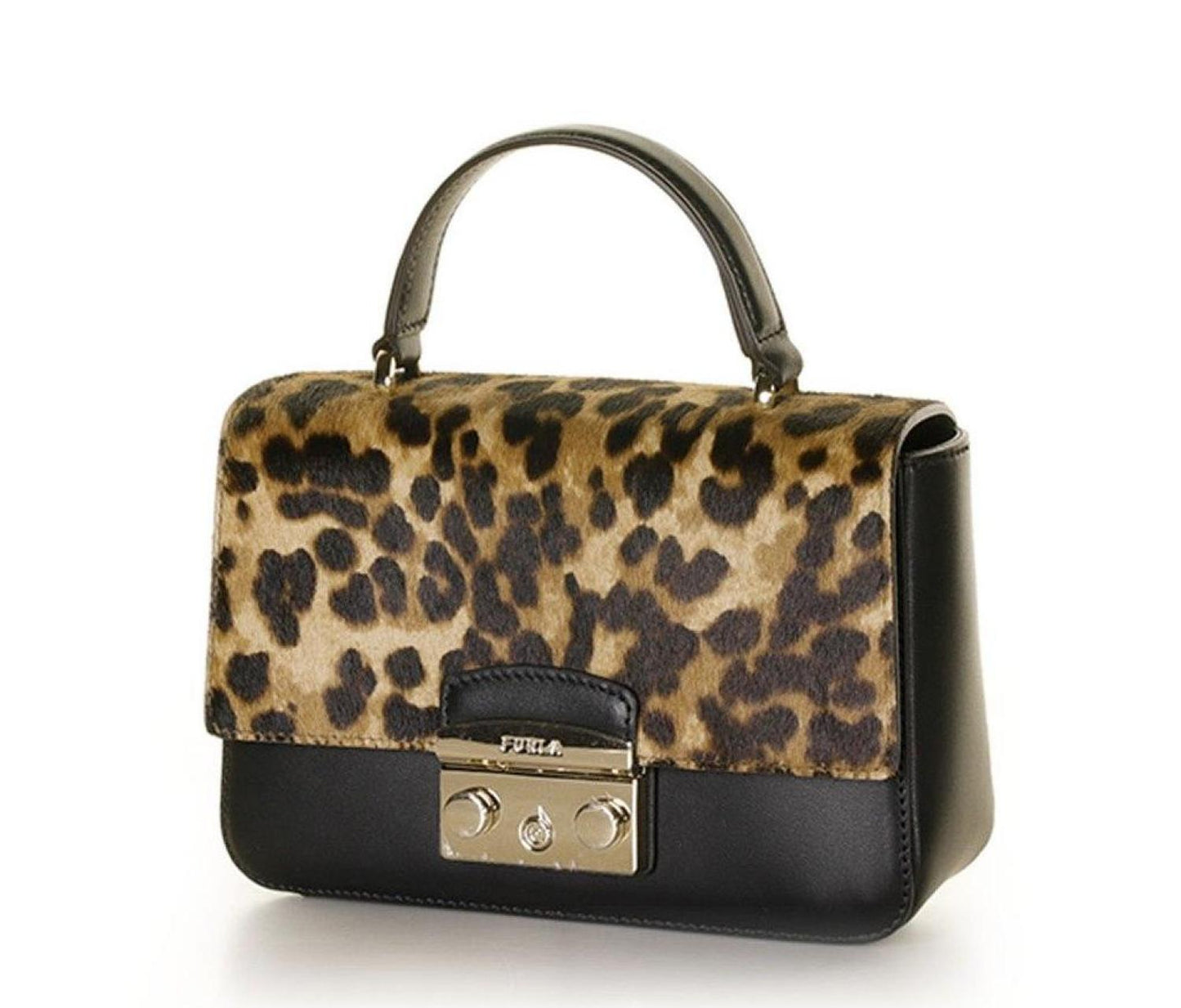 Furla Leopard Printed Mini Handbag