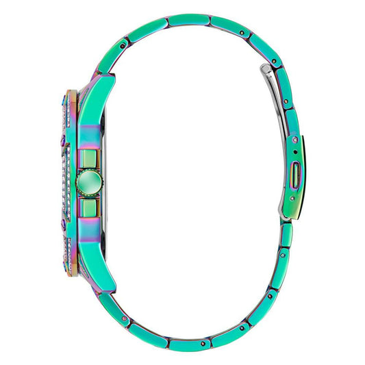 Men's Multi-Function Iridescent Stainless Steel Watch 48mm