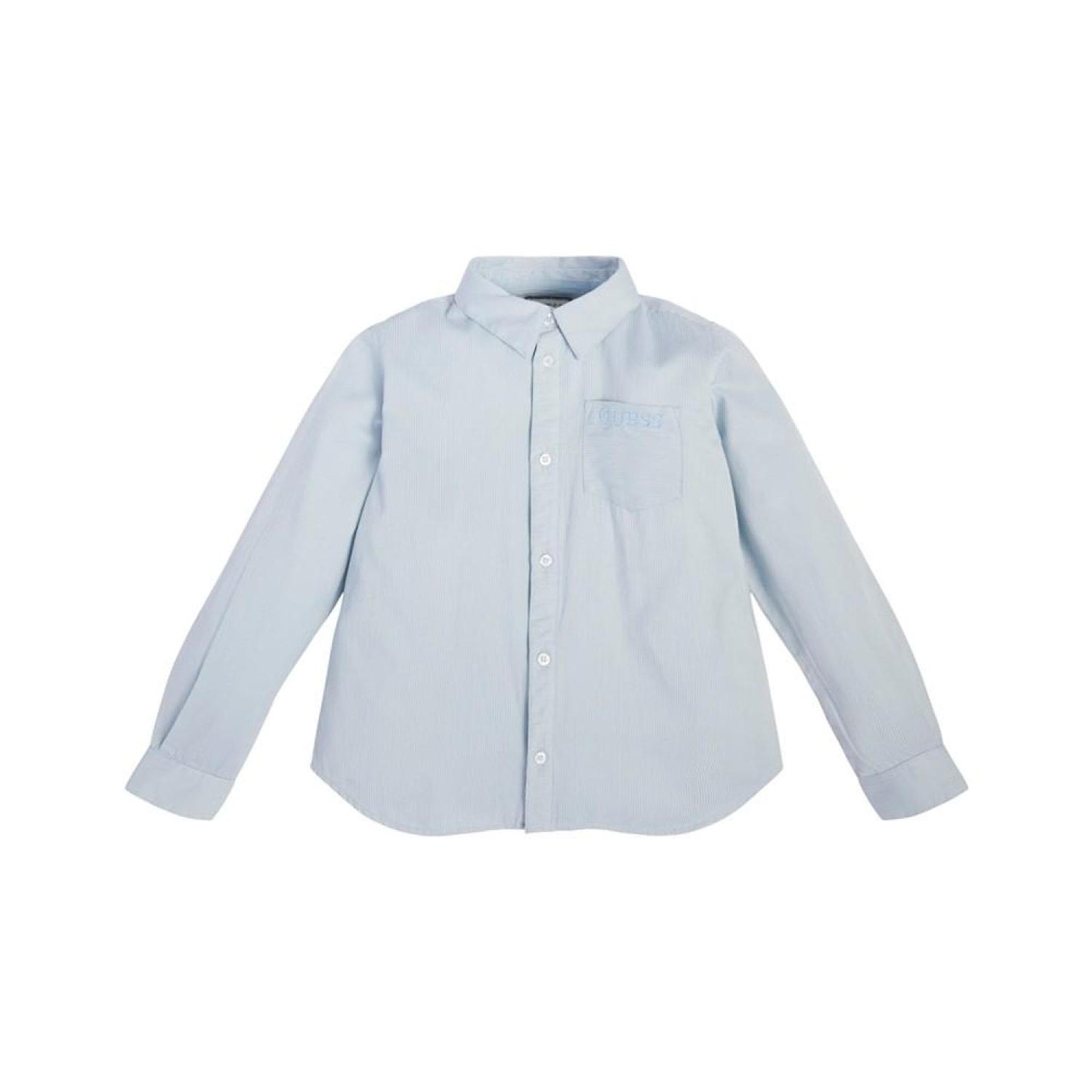 Big Boys Classic Poplin Pin Striped Button Up Shirt