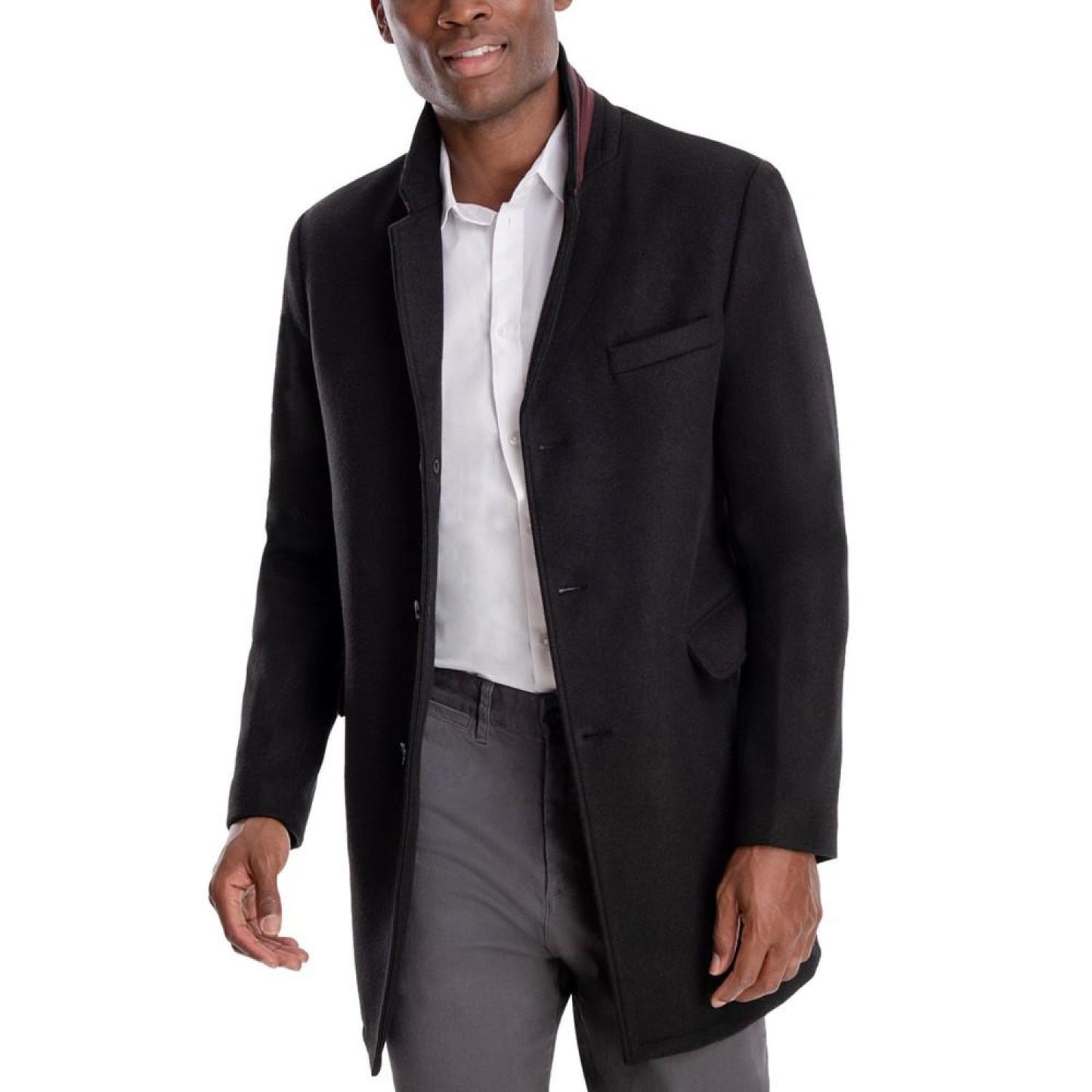 Men's Ghent Slim-Fit Overcoat