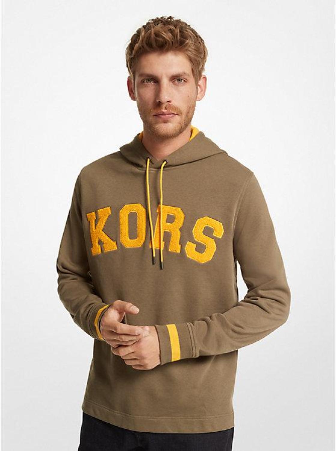 KORS Cotton Blend Rugby Hoodie