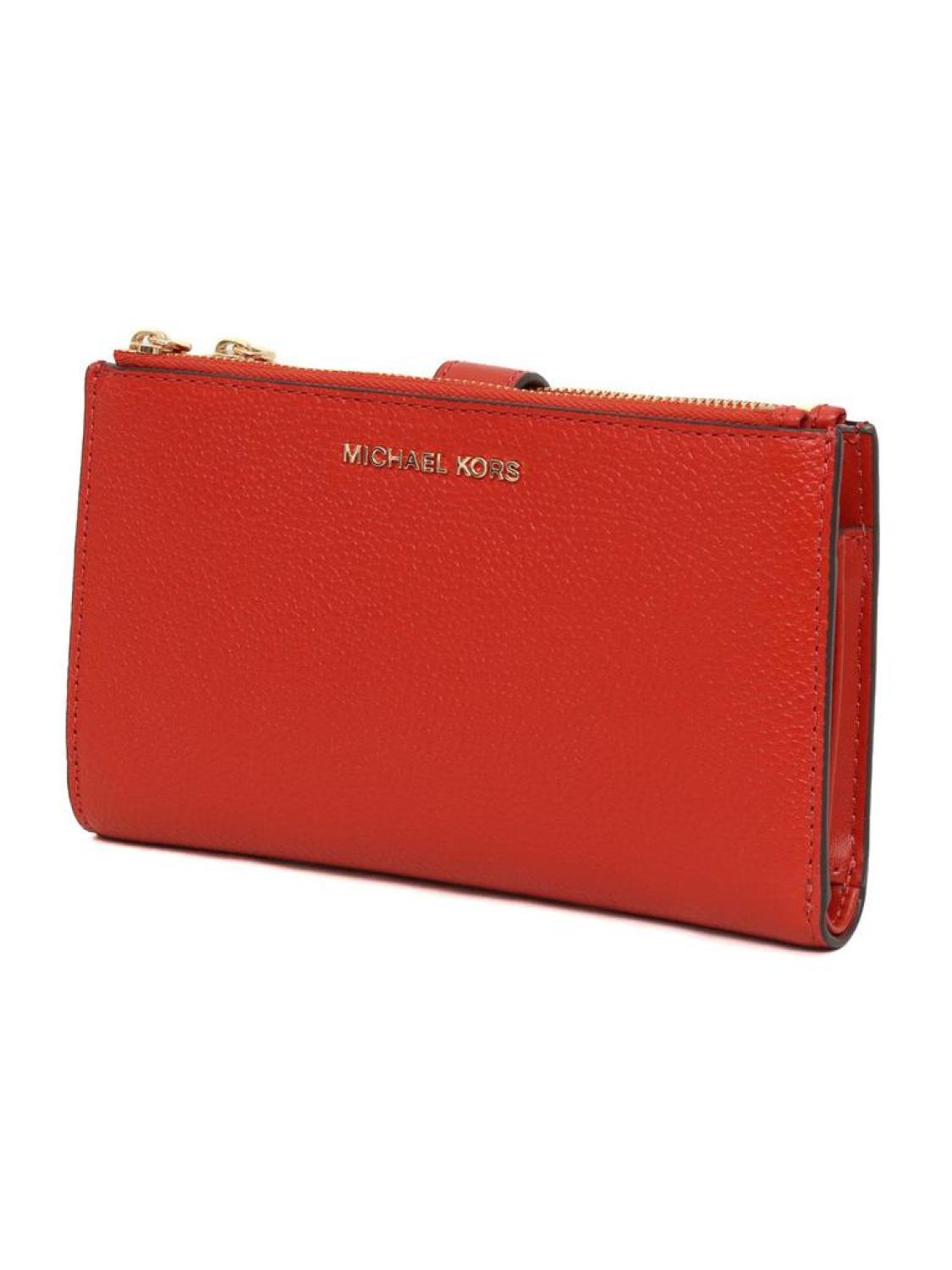 Michael Michael Kors Logo Plaque Zipped Wallet