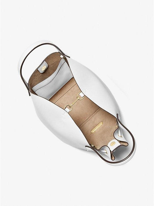 Phoebe Large Faux Leather Bucket Bag