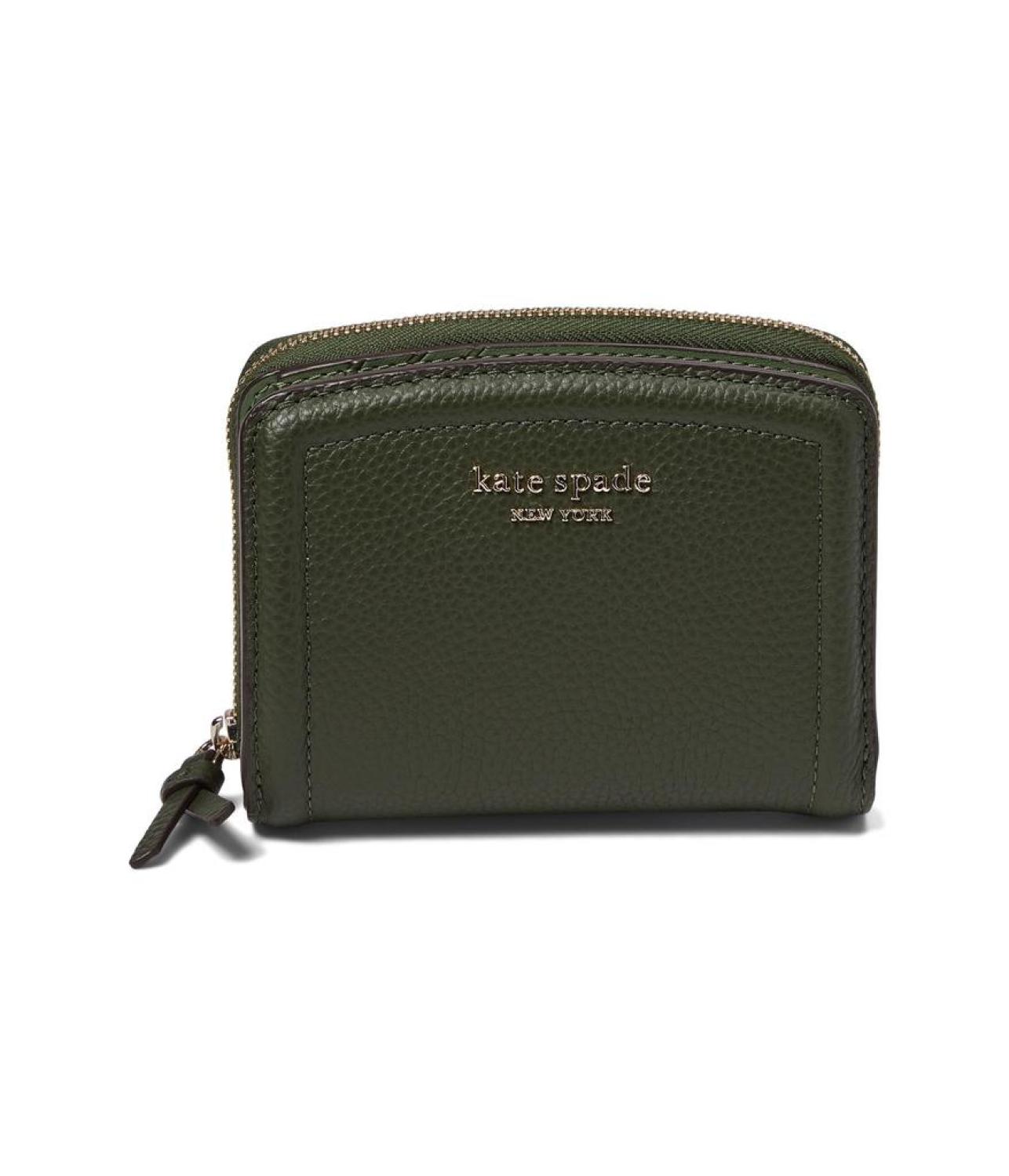 Knott Pebbled Leather Small Compact Wallet