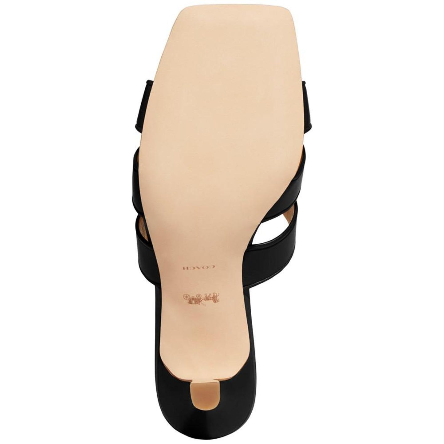 Tillie "C" Emblem Kitten-Heel Dress Sandals