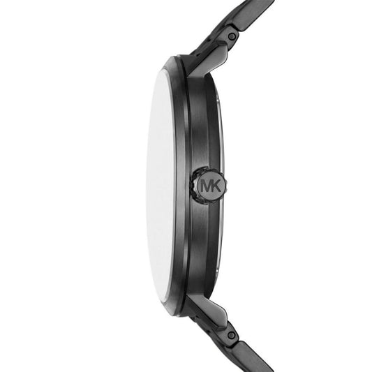 Men's Blake Three-Hand Date Black Stainless Steel Watch 42mm