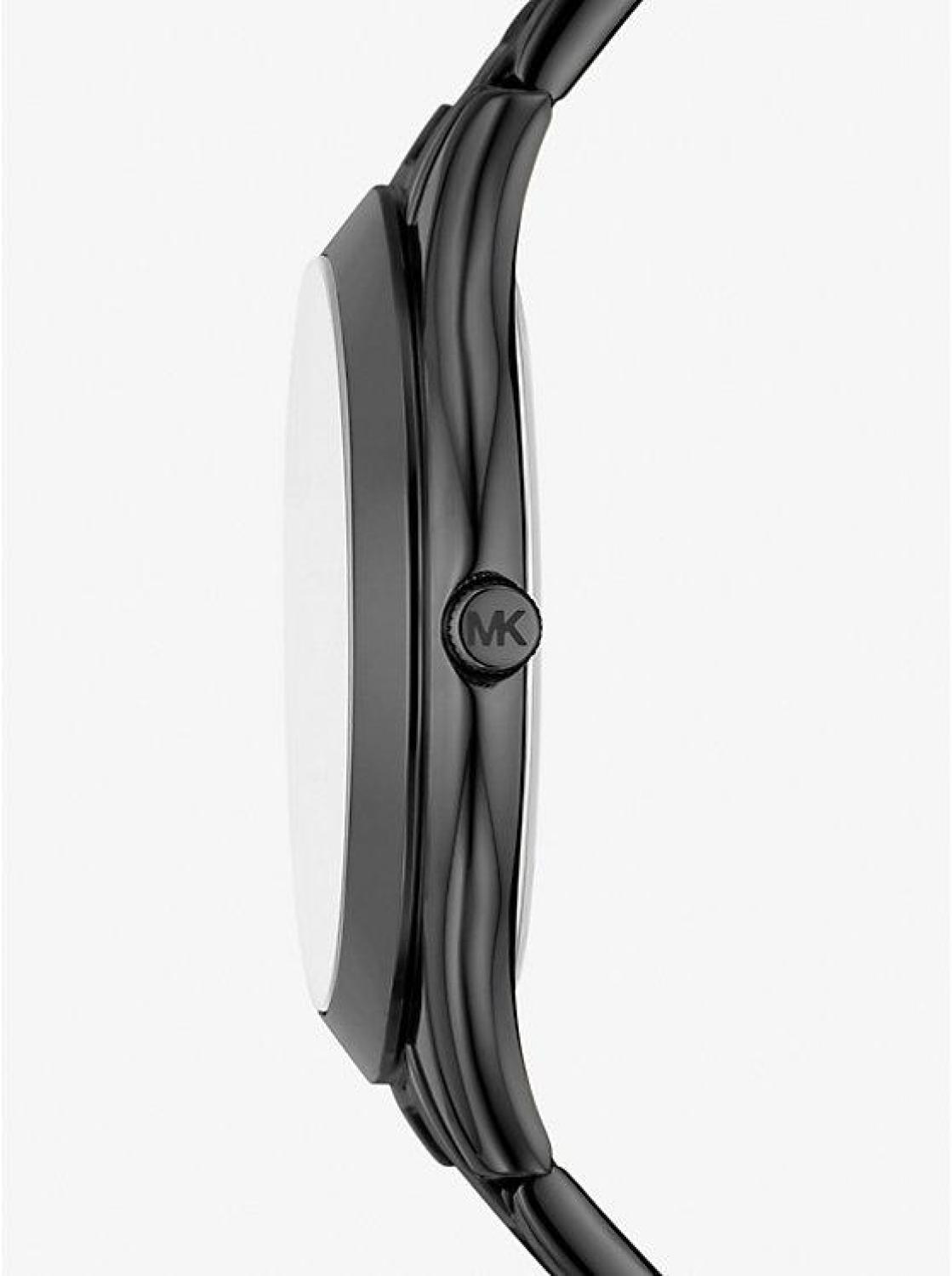 Oversized Slim Runway Black-Tone Watch