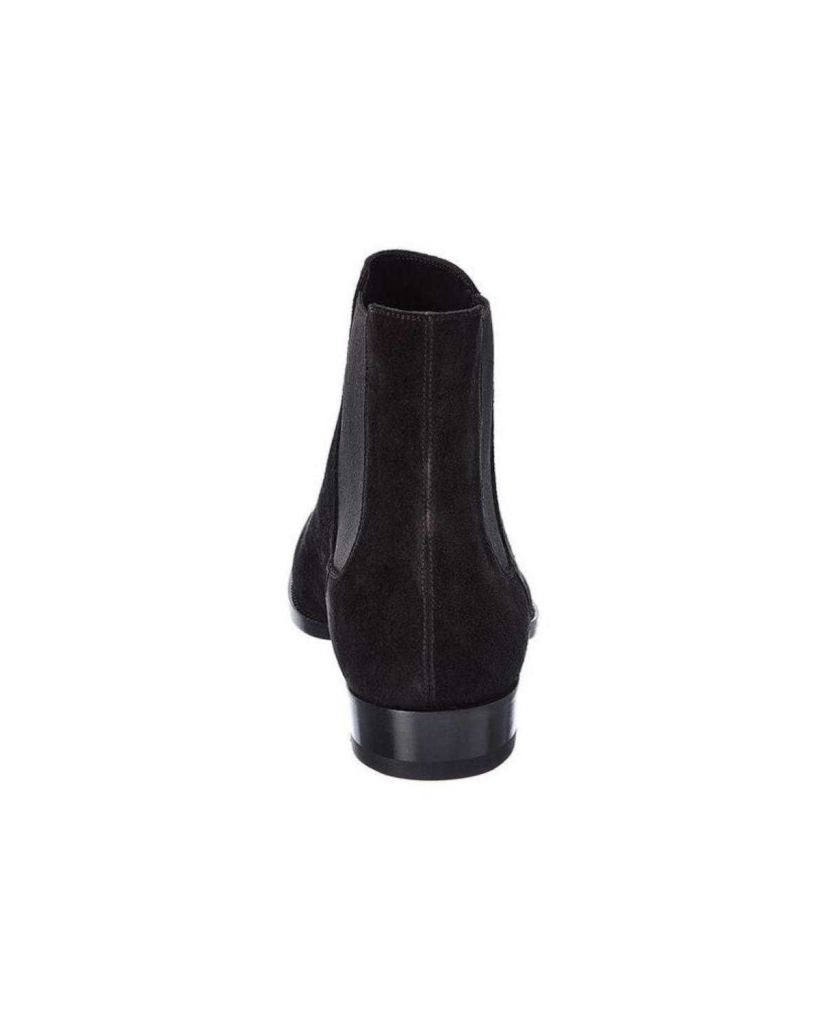 Saint Laurent Wyatt 30 Suede Boot