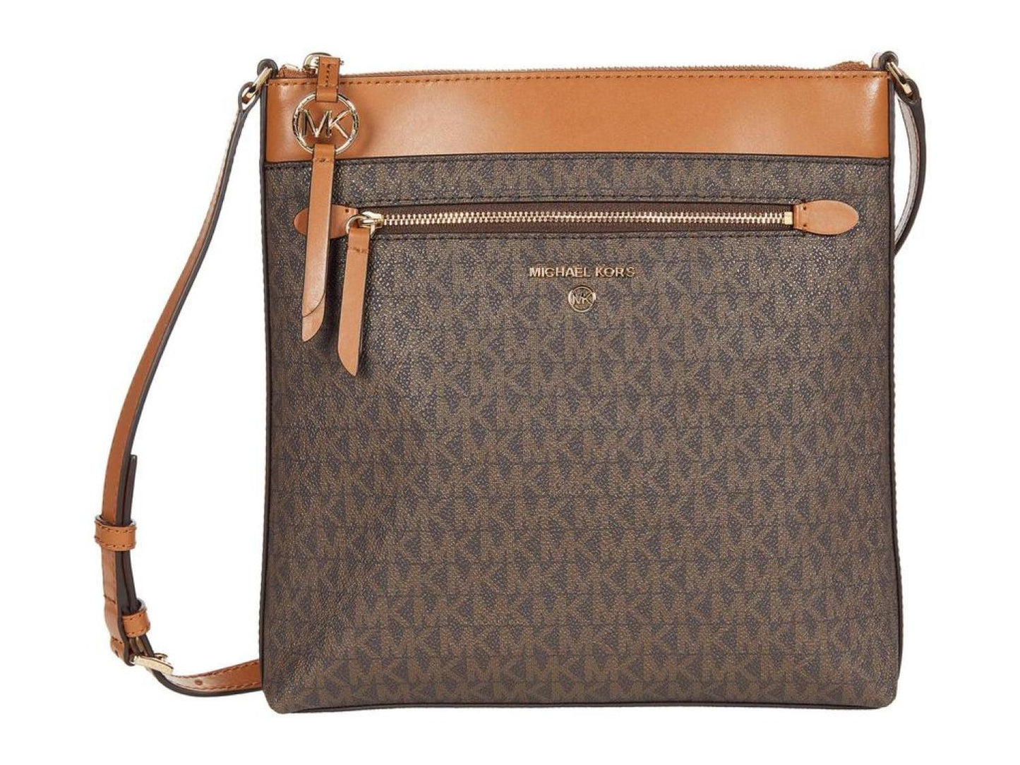 Jet Set Charm Large North/South Flat Crossbody