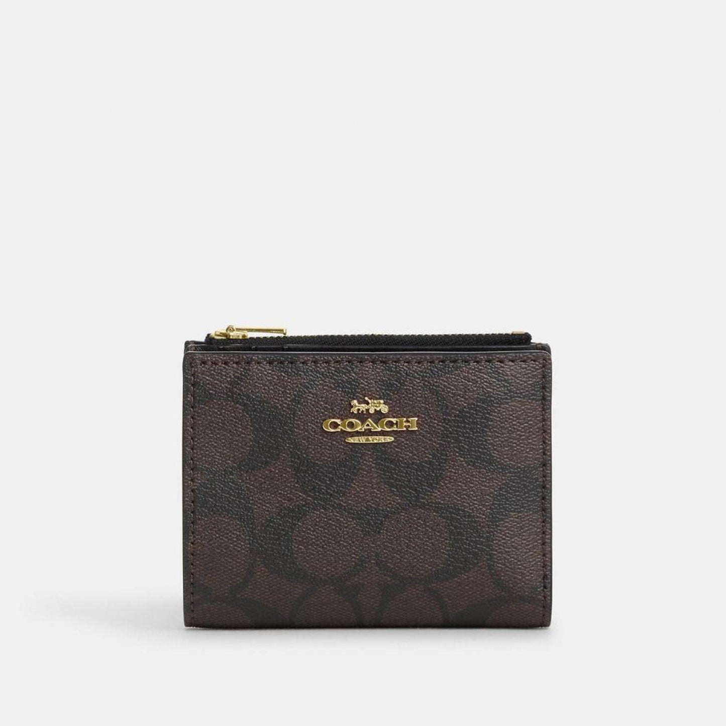 Coach Outlet Bifold Wallet In Signature Canvas