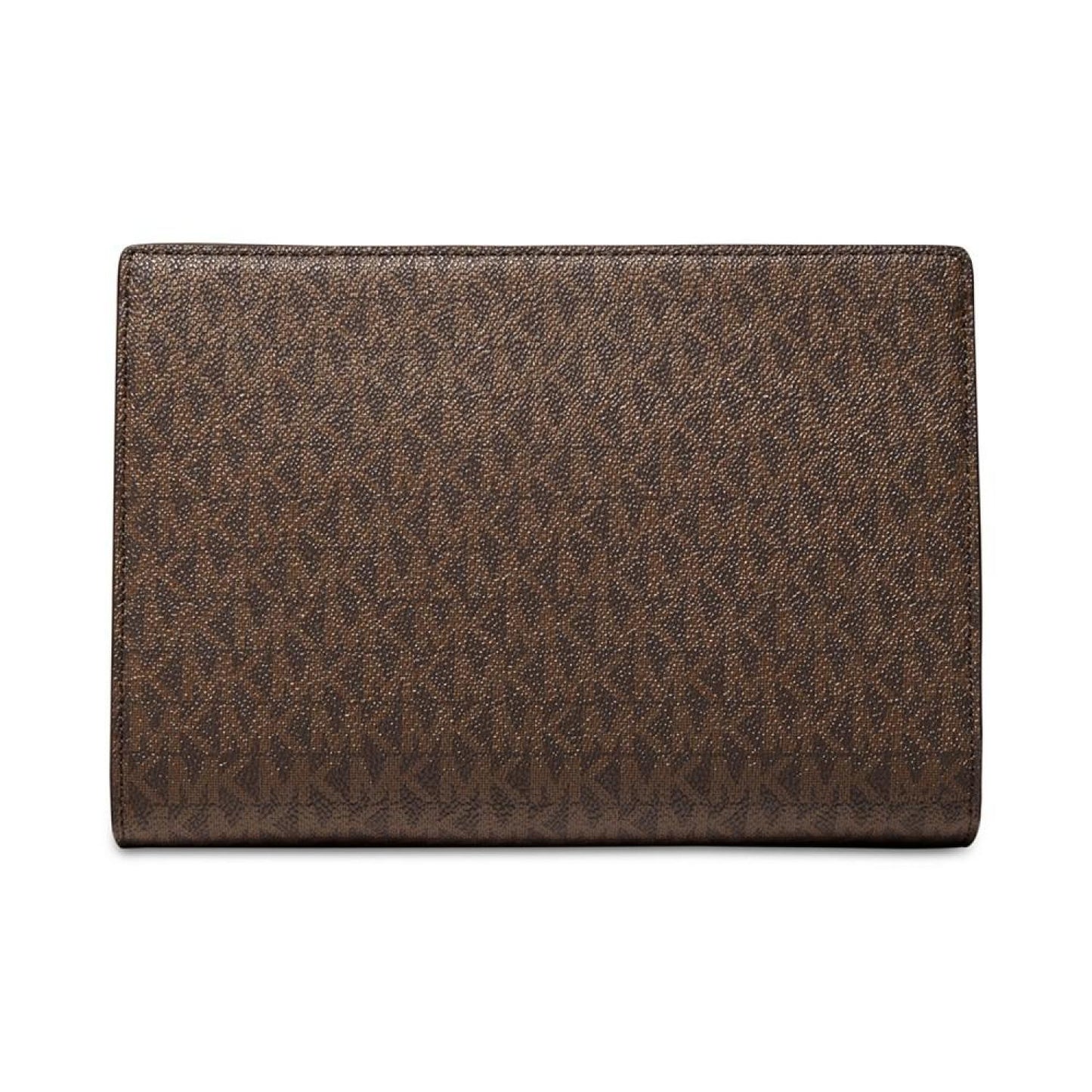 Logo Top Zip Travel Wristlet Pouch