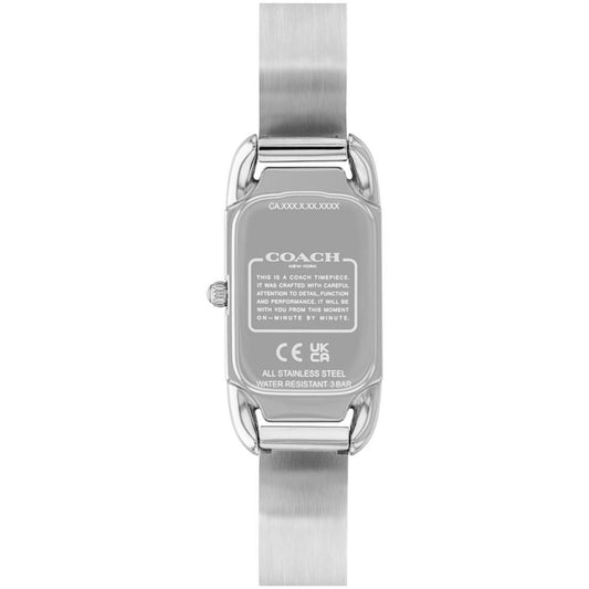 Women's Cadie Silver-Tone Stainless Steel Bangle Watch, 17.5 x 28.5mm