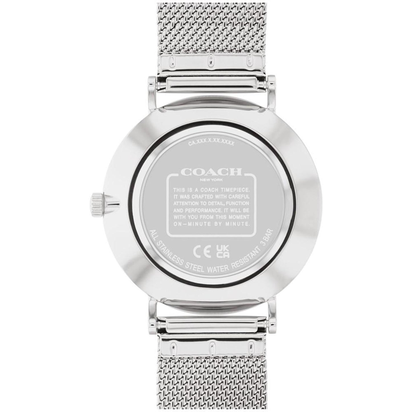 Women's Perry Quartz Silver-Tone Stainless Steel Mesh Bracelet Watch 36mm