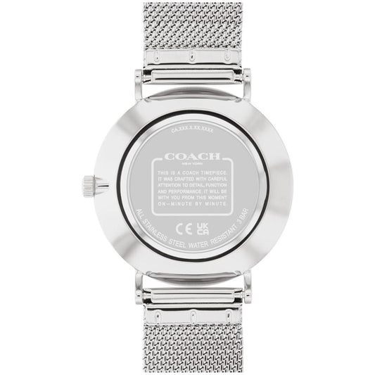 Women's Perry Quartz Silver-Tone Stainless Steel Mesh Bracelet Watch 36mm