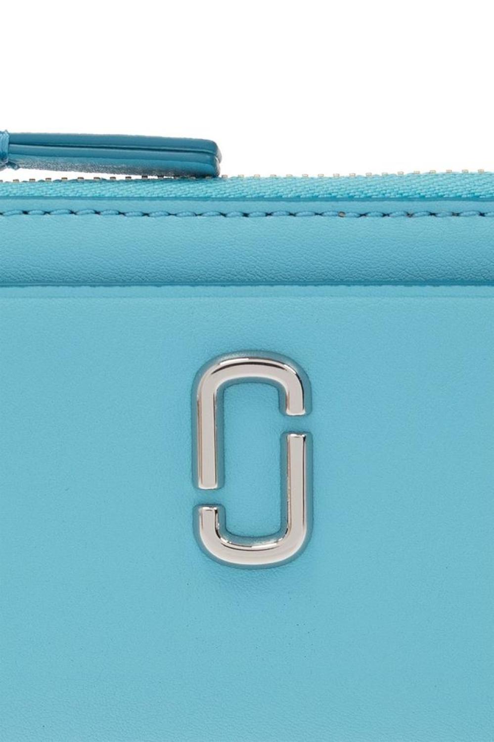 Marc Jacobs Logo Plaque Zip-Up Wallet