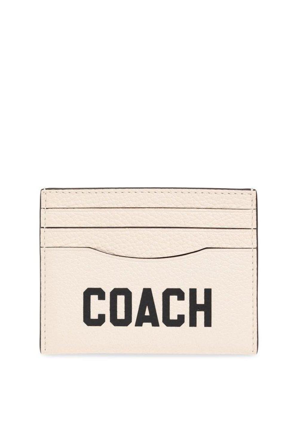 Coach Logo Printed Card Case