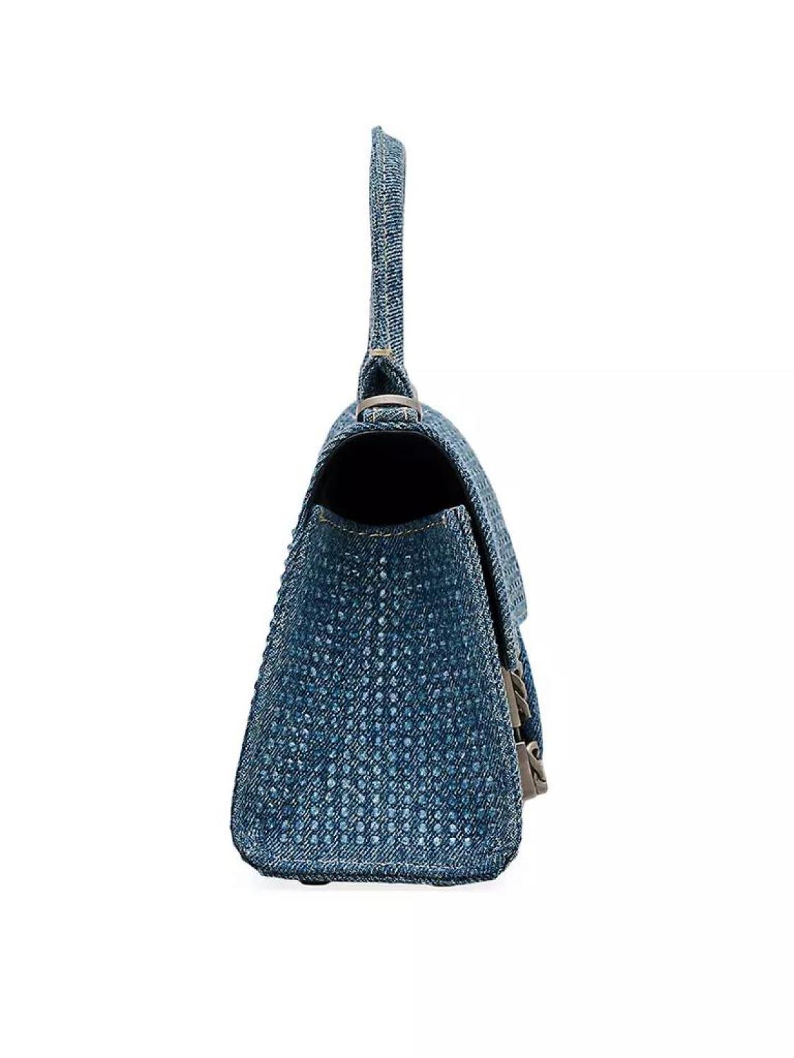 The Crystal Denim St. Marc Mini Top Handle
