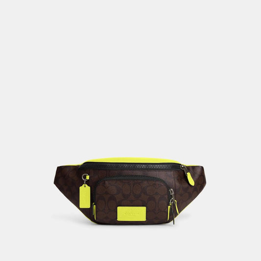 Coach Outlet Track Belt Bag In Colorblock Signature Canvas