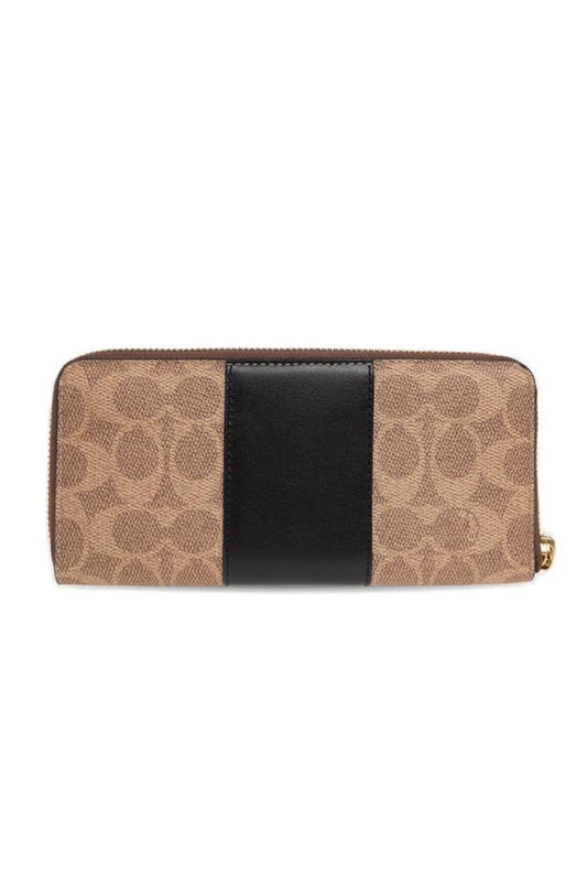 Coach Monogrammed Zip-Around Wallet