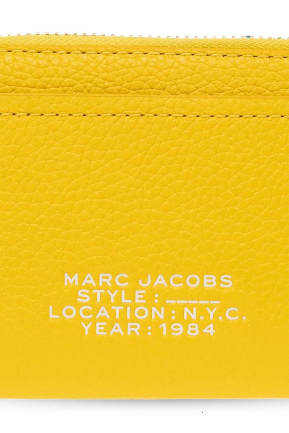 Marc Jacobs Logo Embossed Zip-Around Wallet