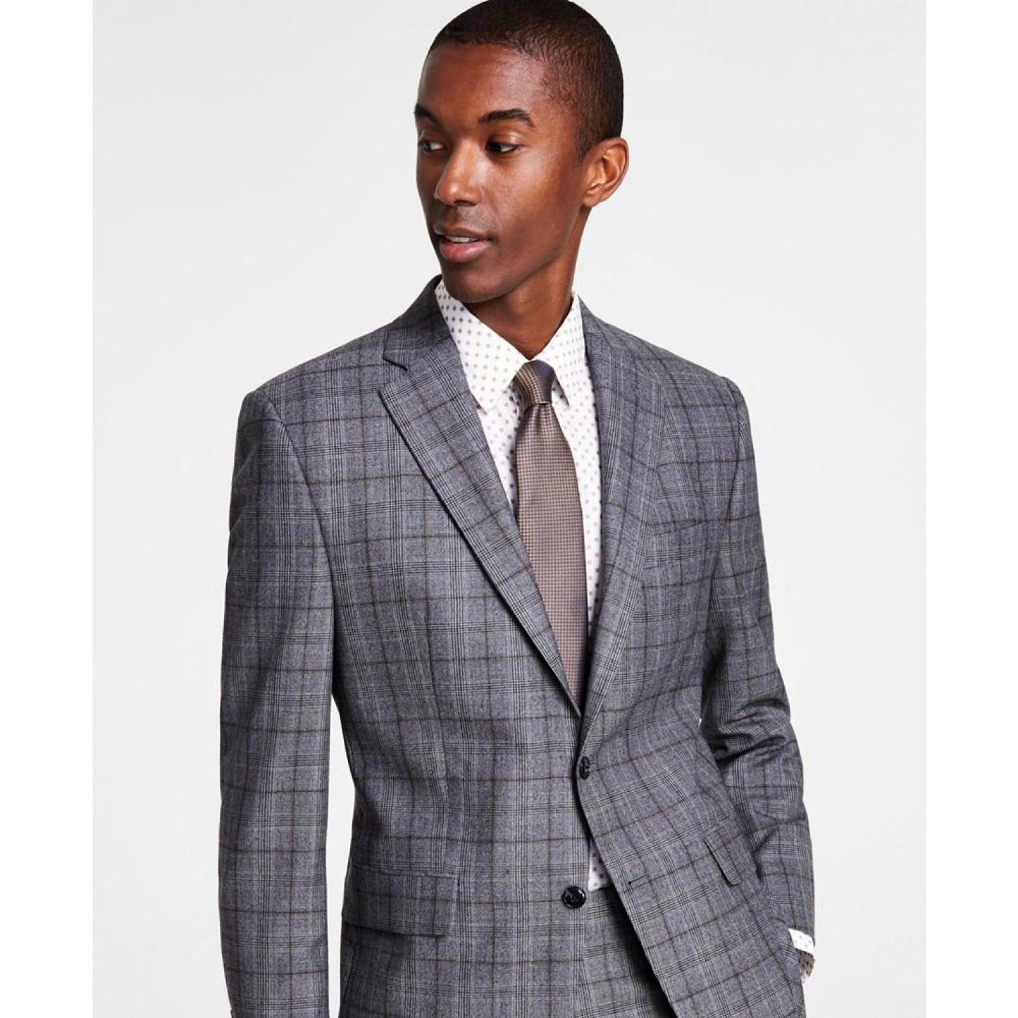 Men's Classic-Fit Wool Stretch Suit Separate Jacket