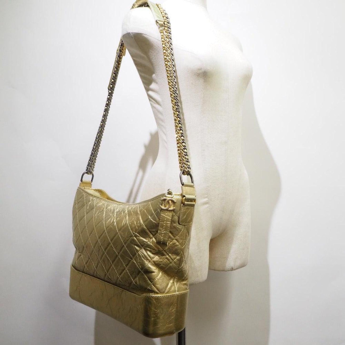 Chanel Gabrielle Pony-Style Calfskin Shoulder Bag (Pre-Owned)