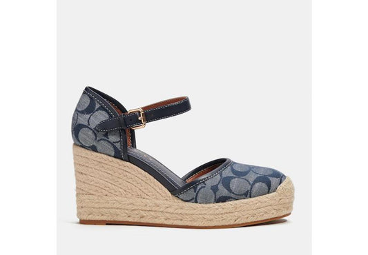 Coach Outlet Raine Espadrille In Signature Denim