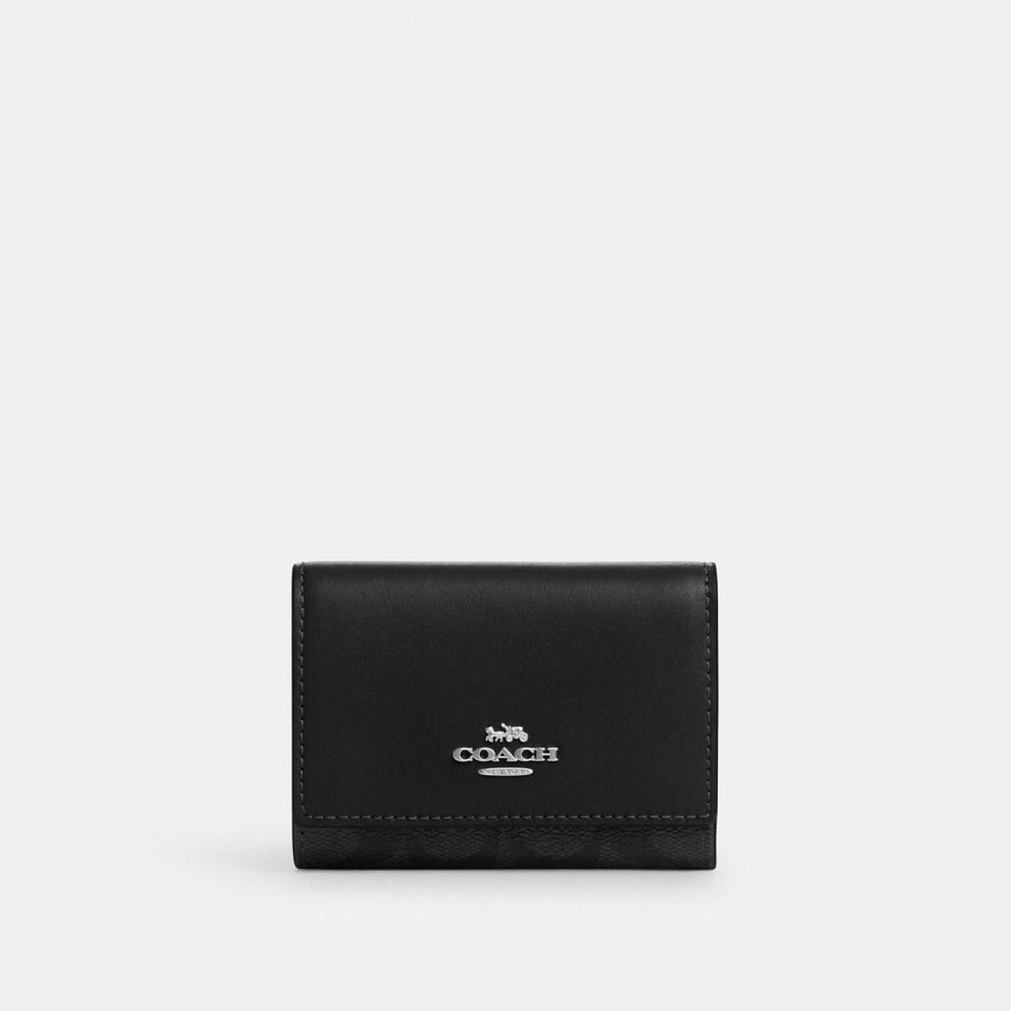 Coach Outlet Micro Wallet In Signature Canvas