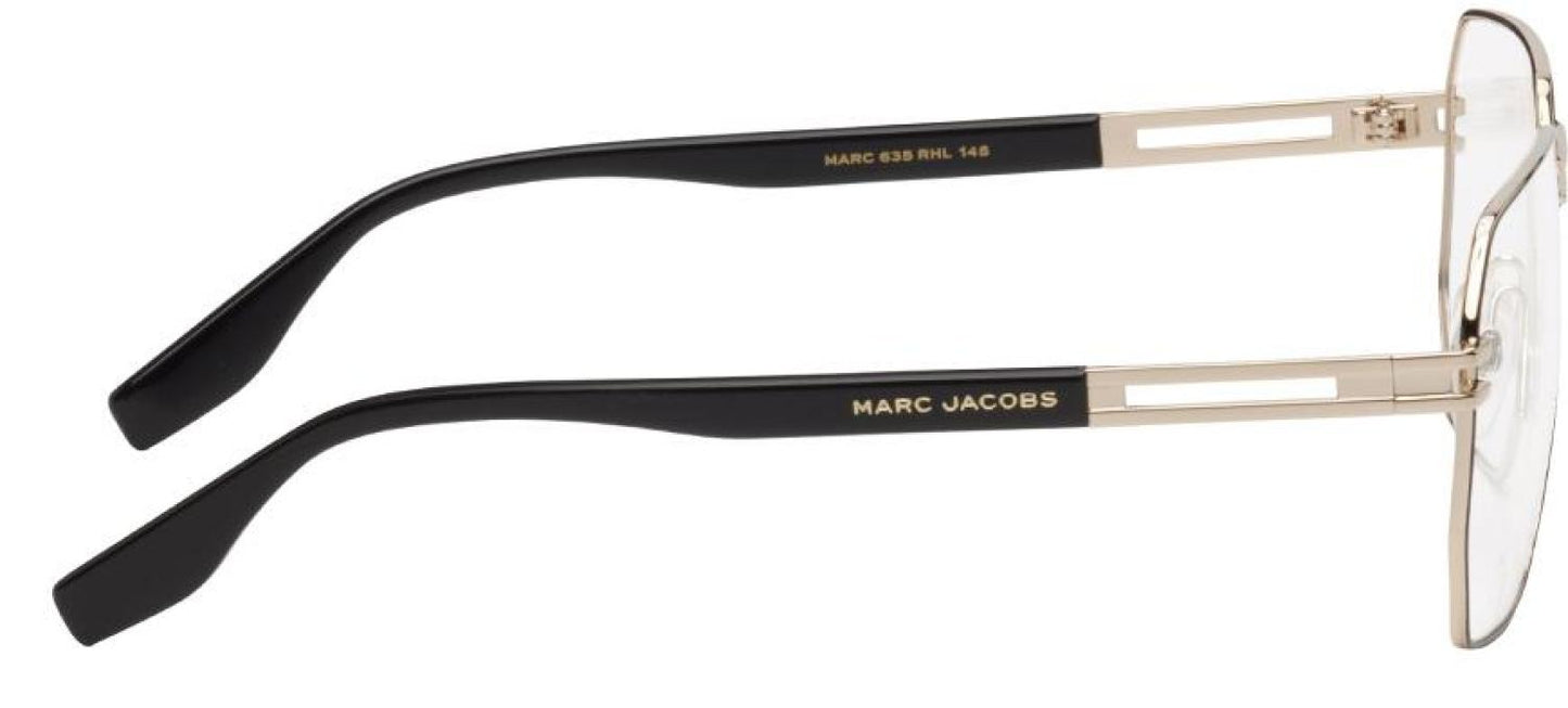 Gold Hexagonal Glasses