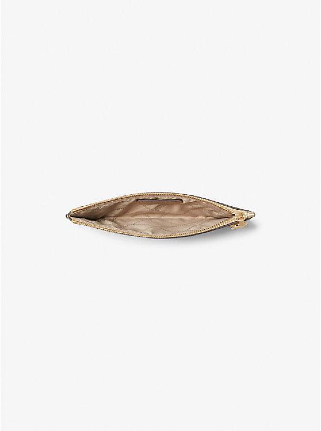 Empire Large Metallic Leather Card Case
