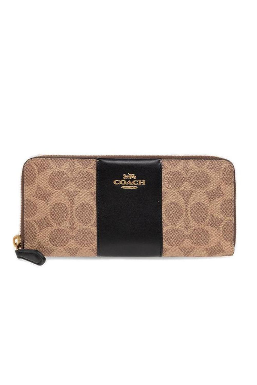 Coach Monogrammed Zip-Around Wallet