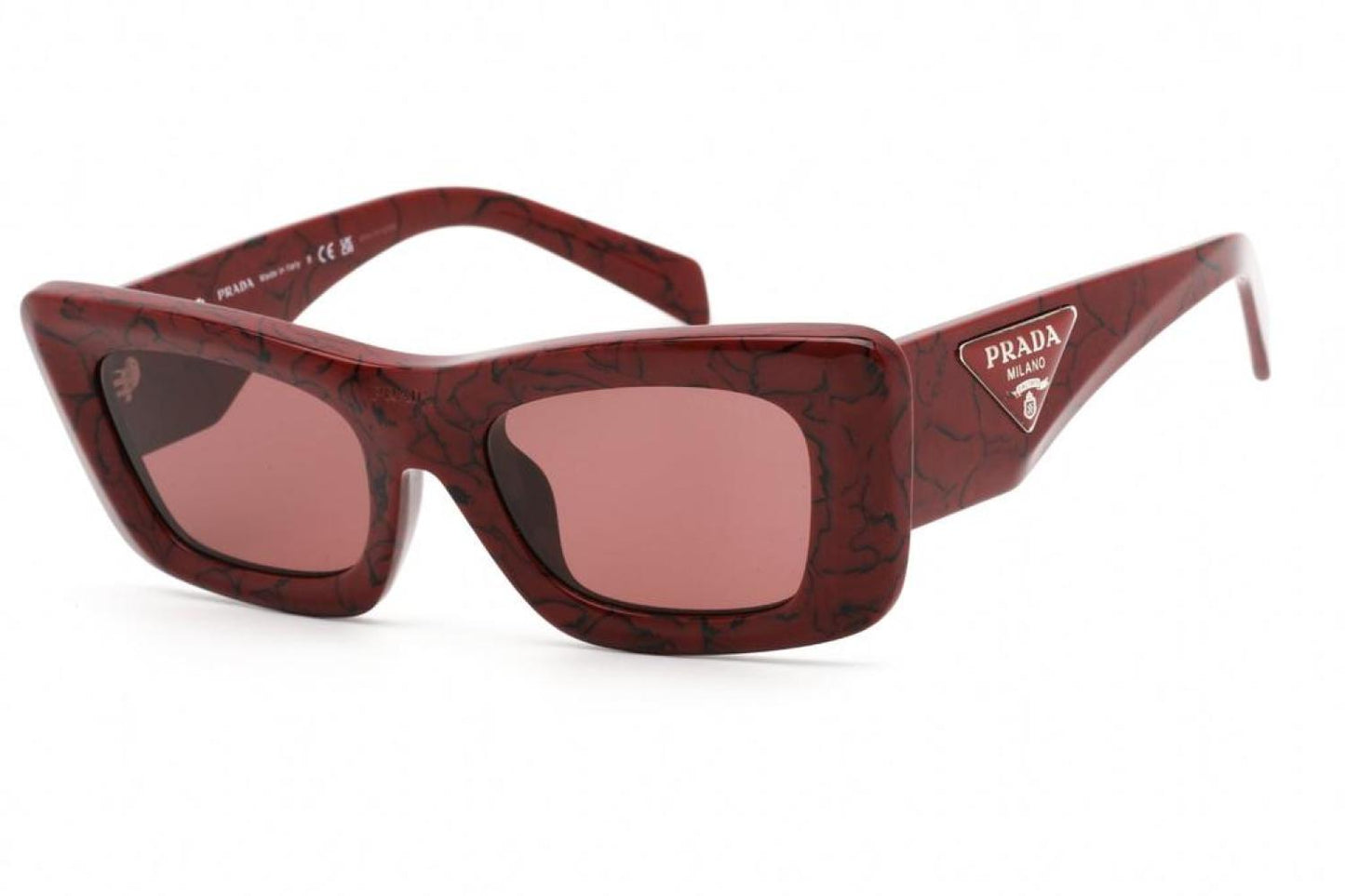 Prada 0PR 13ZSF 15D08S Cat eye Sunglasses 52 mm