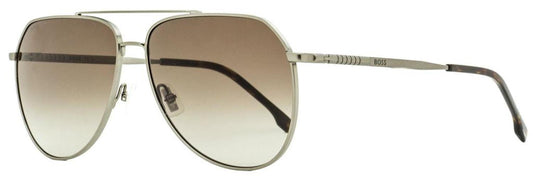 Hugo Boss Men's Pilot Sunglasses B1447S KJ186 Dark Ruthenium 61mm