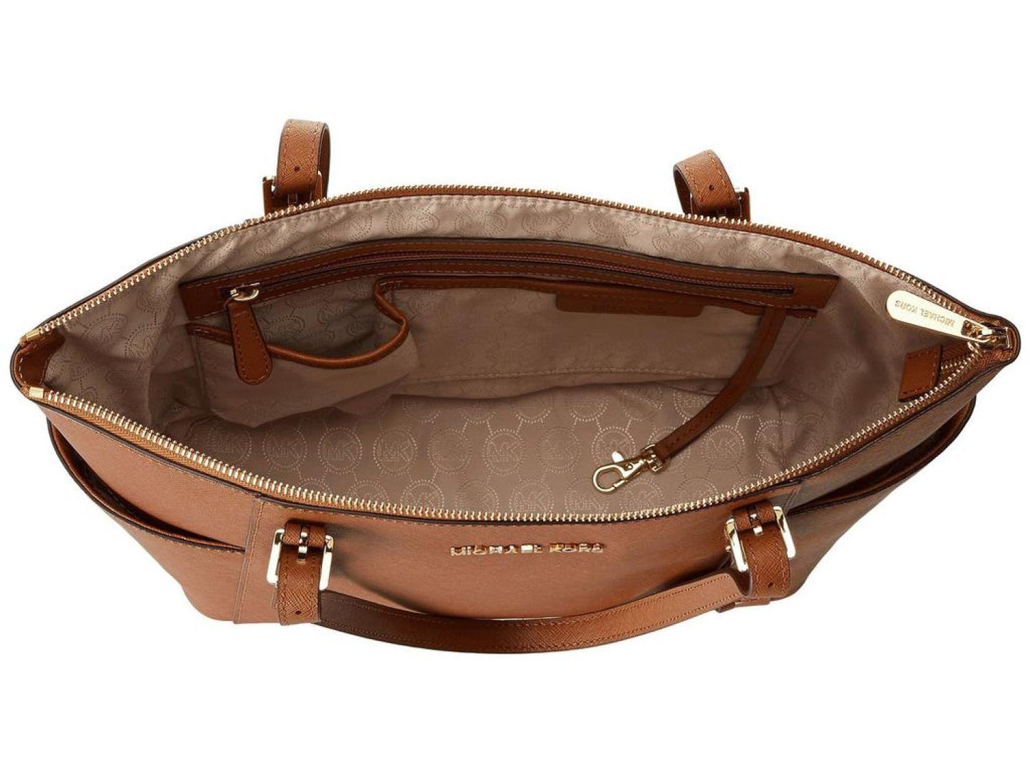 Jet Set Saffiano Top-Zip Tote