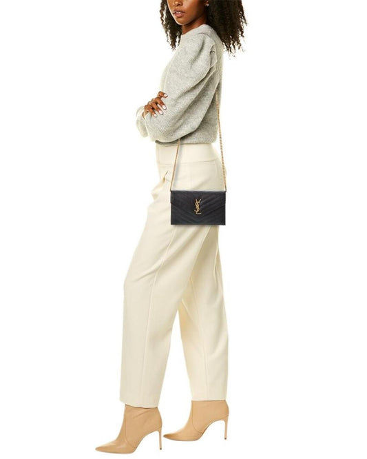 Saint Laurent Cassandre Matelasse Leather Shoulder Bag