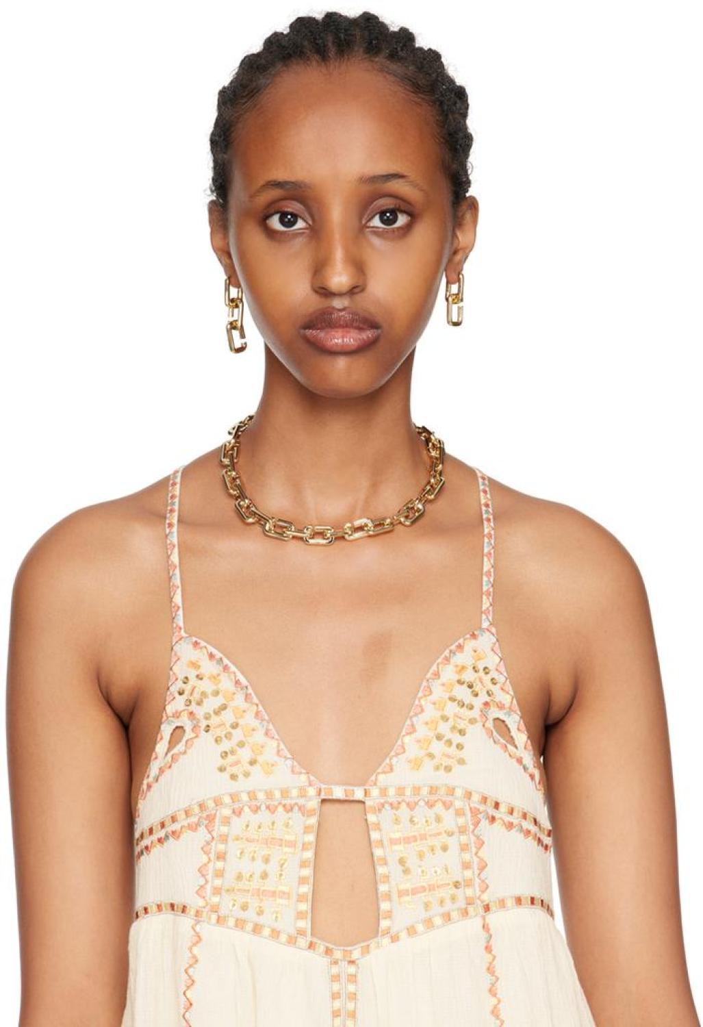 Gold 'The J Marc' Earrings