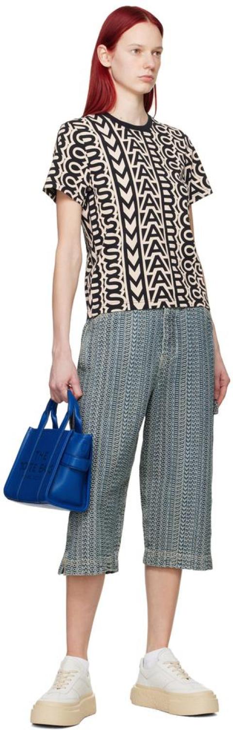 Blue 'The Leather Small' Tote